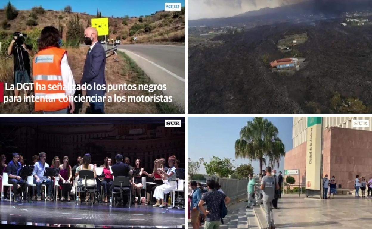 Los puntos negros en las carreteras de Málaga y el nuevo espectáculo de